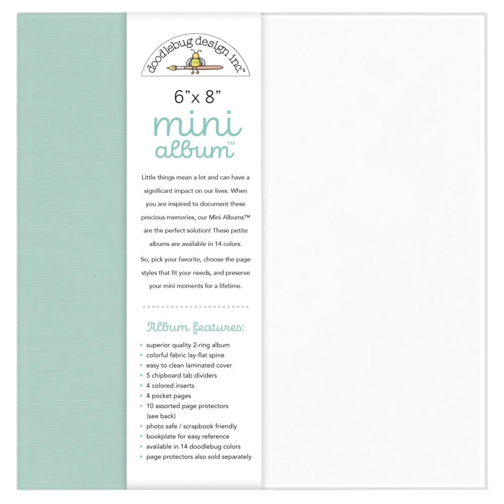Doodlebug 6x8 Mini Album  - Mint