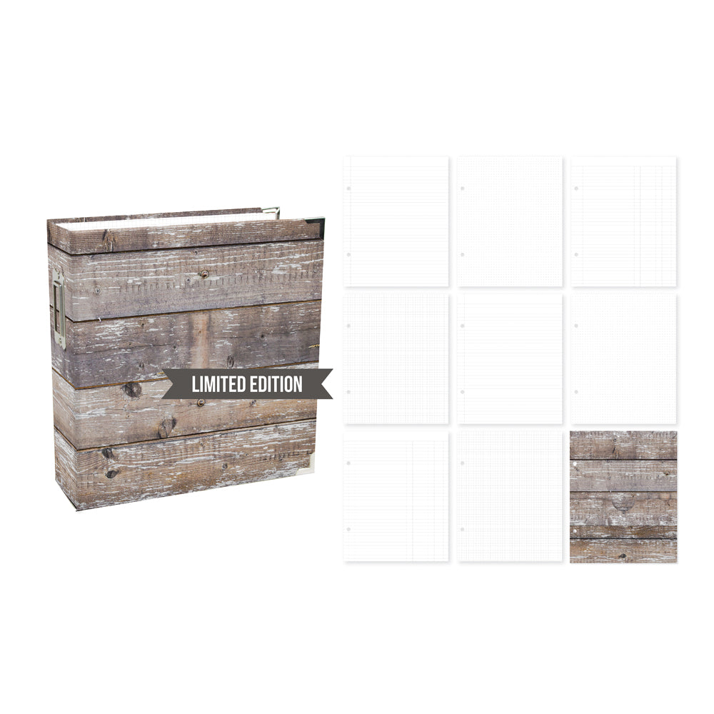 SN@P! Limited Edition  2" D-ring Binder Cedar