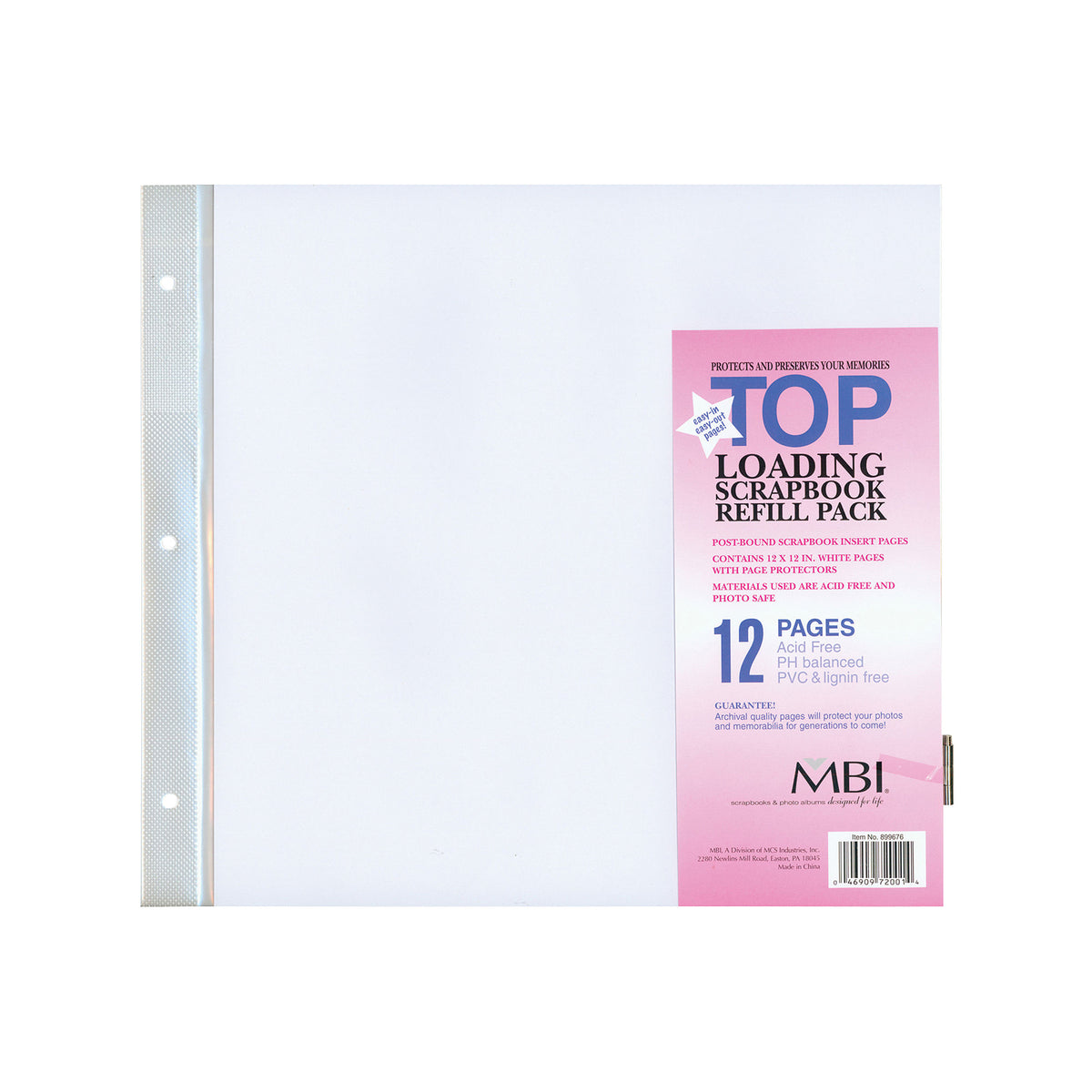 MBI Page Protectors 12x12