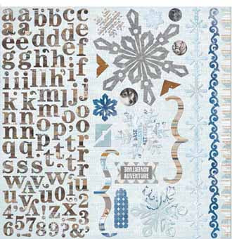 BoBunny - Whiteout Collection Paper Pack