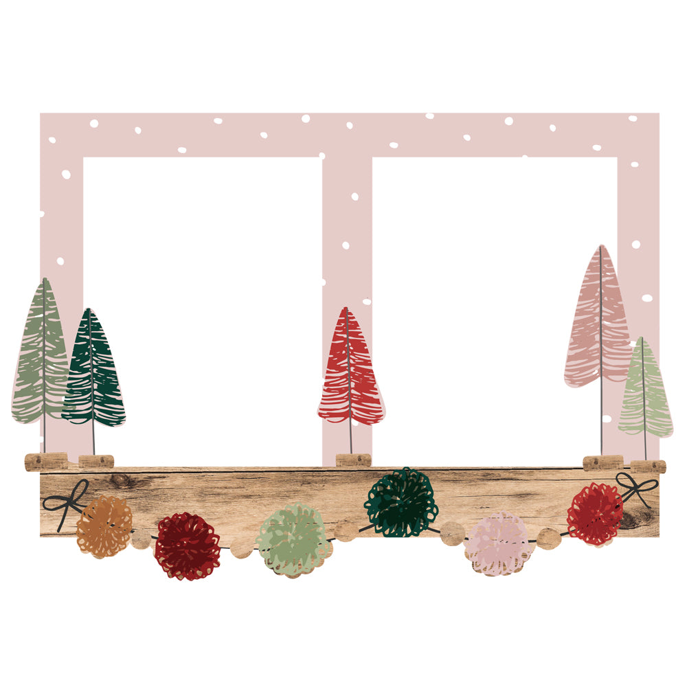 Boho Christmas- Chipboard Frames