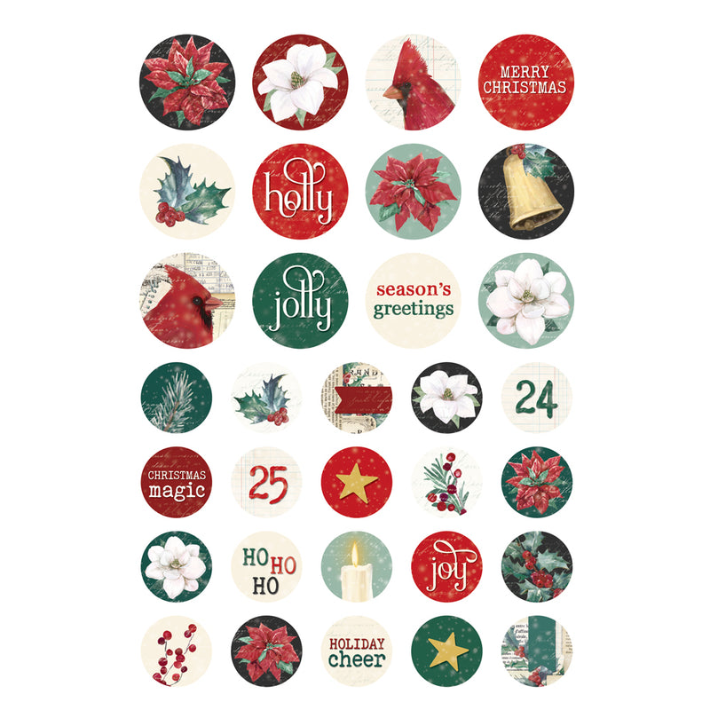 Simple Vintage 'Tis The Season - Sticker Book