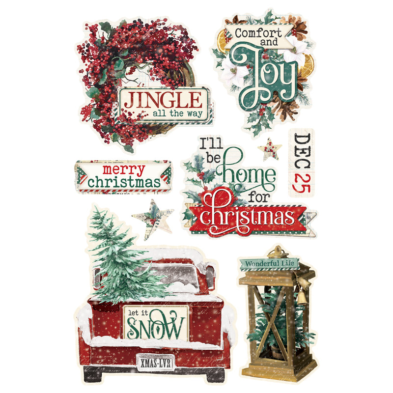 Simple Vintage 'Tis The Season - Sticker Book
