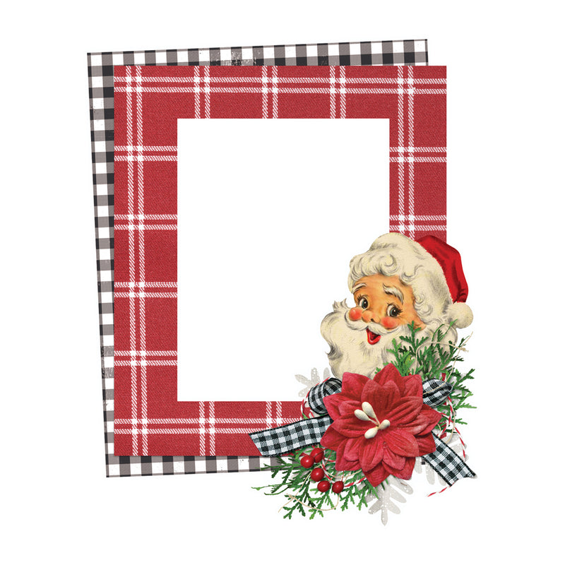 Simple Vintage Dear Santa- Chipboard Frames