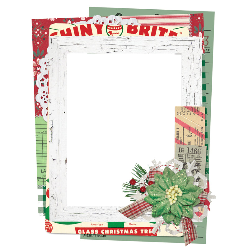 Simple Vintage Dear Santa- Chipboard Frames