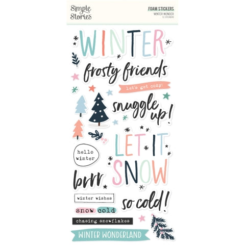 Winter Wonder - Foam Stickers