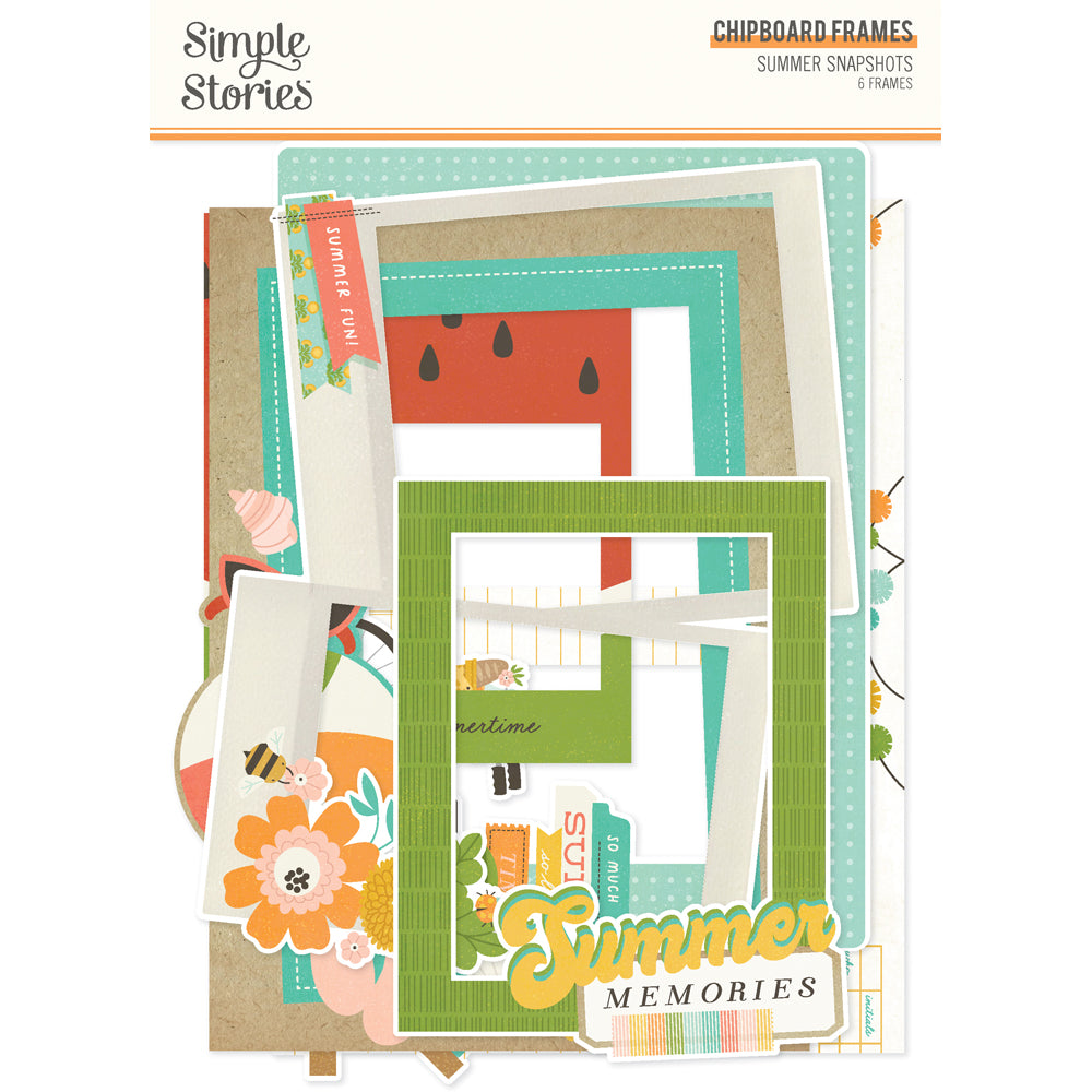 Summer Snapshot - Chipboard Frames