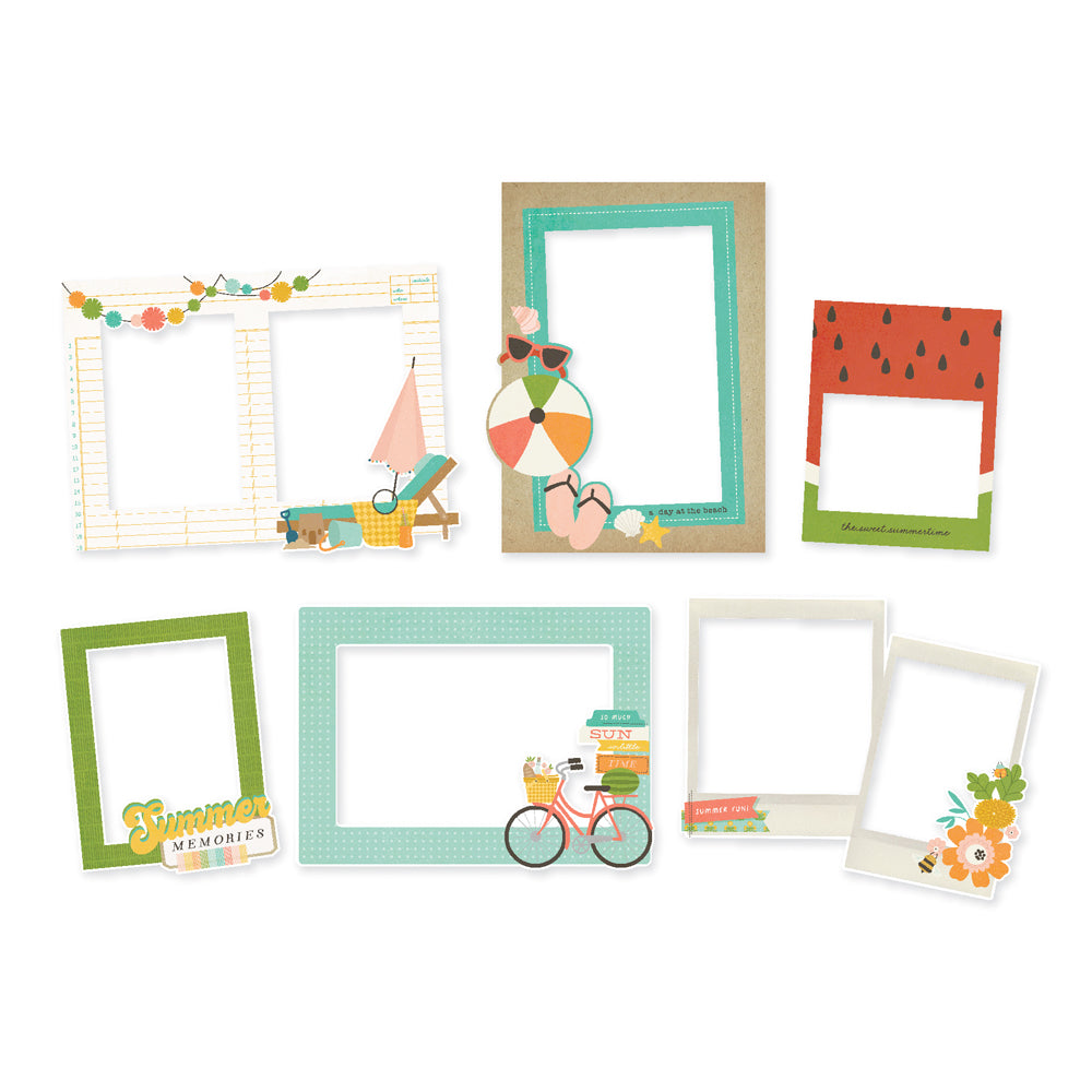 Summer Snapshot - Chipboard Frames