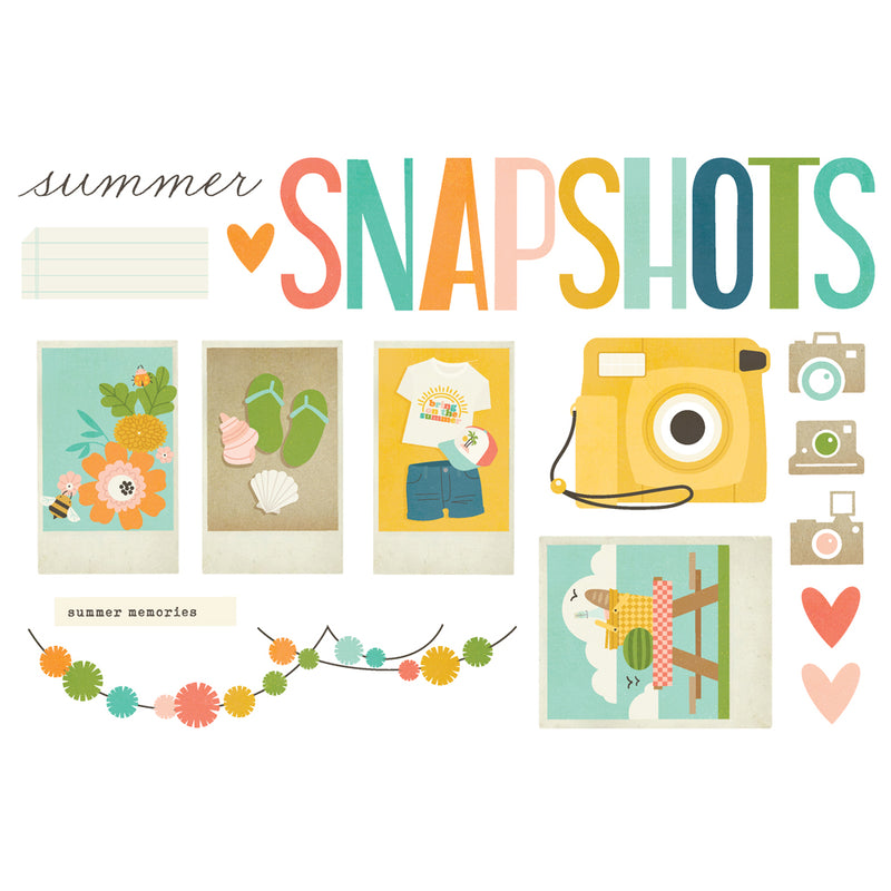 Simple Pages Page Pieces - Summer Snapshots