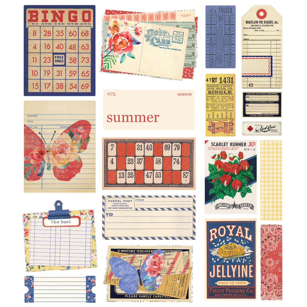 Simple Vintage Linen Market - Ephemera 