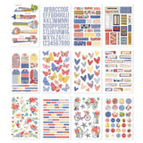 Simple Vintage Linen Market - Sticker Book