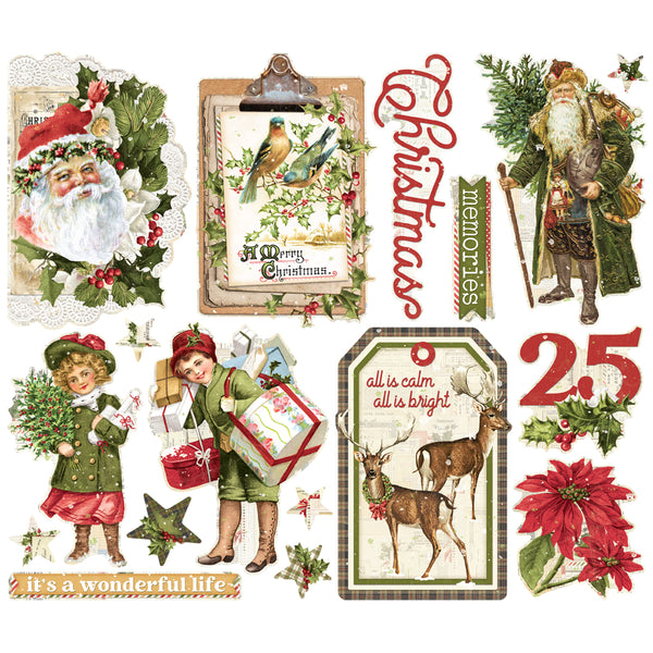 Simple Vintage Yuletide - Big Bits