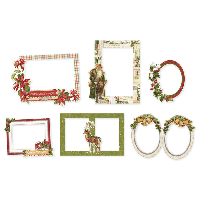 Simple Vintage Yuletide - Chipboard Frames