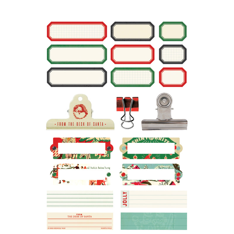 Simple Vintage Holly Jolly - Sticker Book