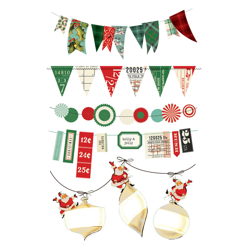 Simple Vintage Holly Jolly - Sticker Book