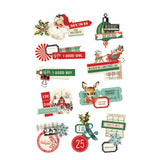 Simple Vintage Holly Jolly - Sticker Book