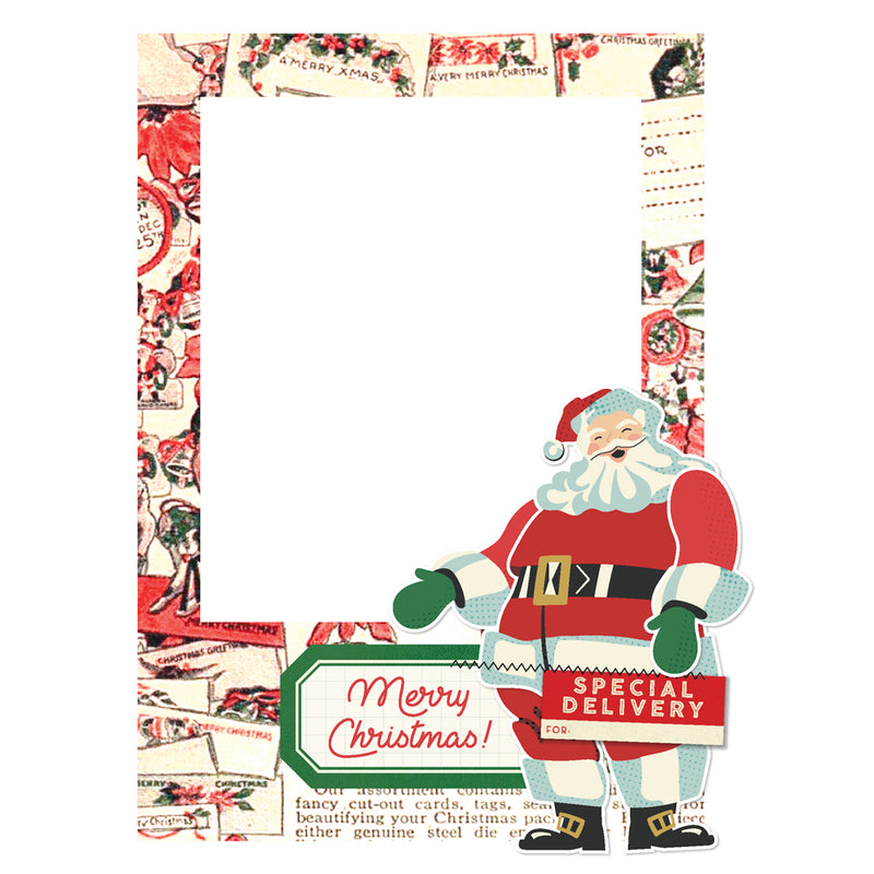 Simple Vintage Holly Jolly - Chipboard Frames