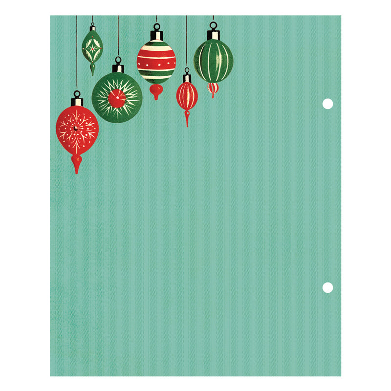 Simple Vintage Holly Jolly - 6x8 SN@P! Holiday Binder