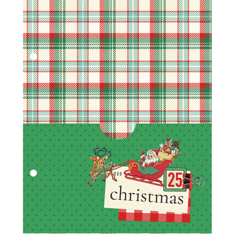 Simple Vintage Holly Jolly - 6x8 SN@P! Holiday Binder