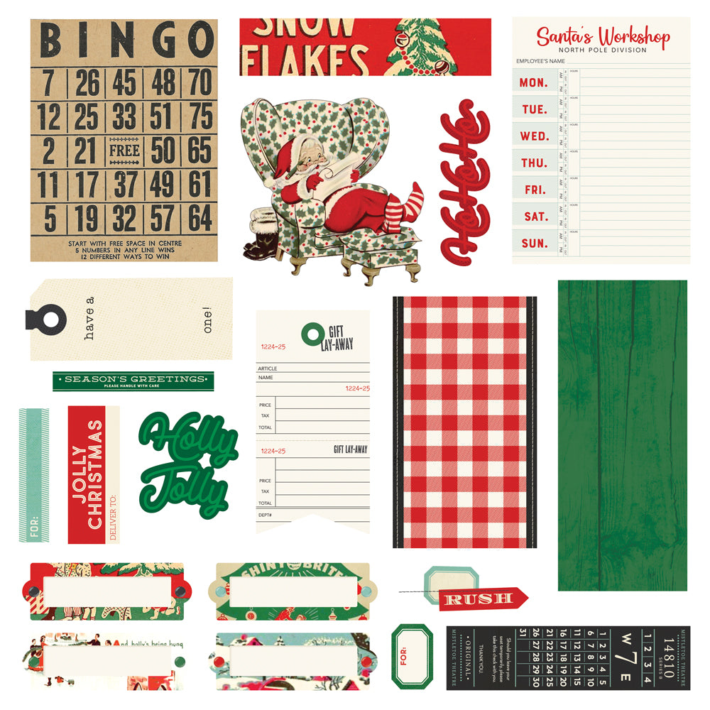 Simple Vintage Holly Jolly - Simple Cards Card Kit