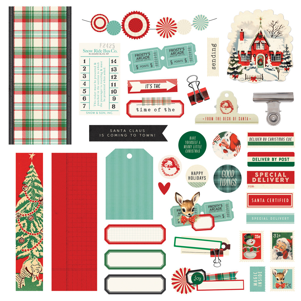 Simple Vintage Holly Jolly - Simple Cards Card Kit