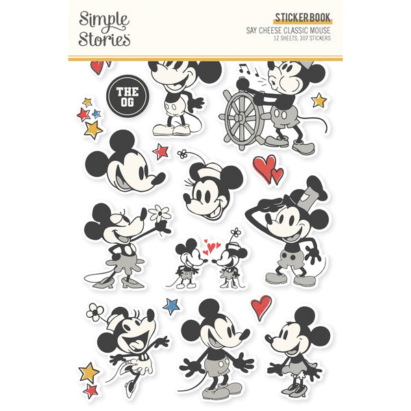 Say Cheese Classic Mouse - Sticker Book