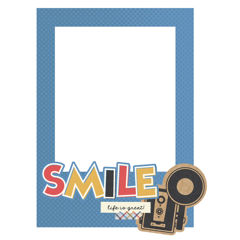 Say Cheese Classic Mouse - Chipboard Frames