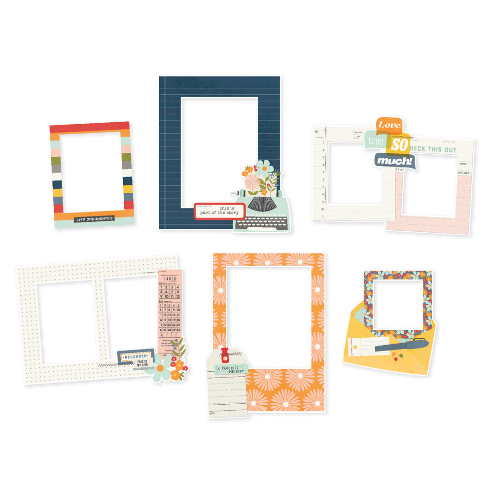 For The Record - Chipboard Frames