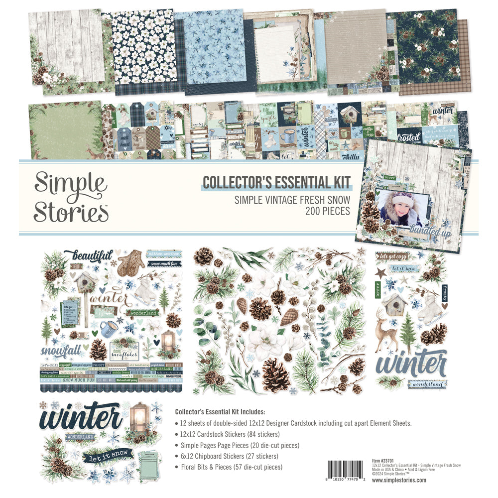 Simple Vintage Fresh Snow  - Collectors Essentials Kit