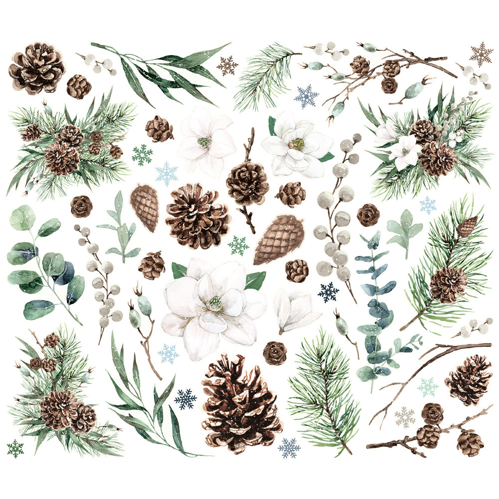 Simple Vintage Fresh Snow - Floral Bits & Pieces