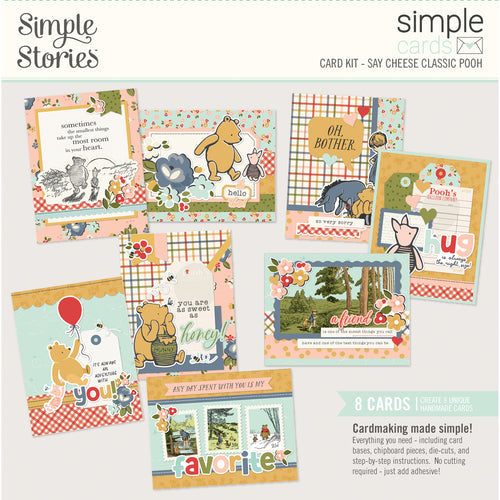 Say Cheese Classic Pooh Birthday  - Simple Cards Card Kit