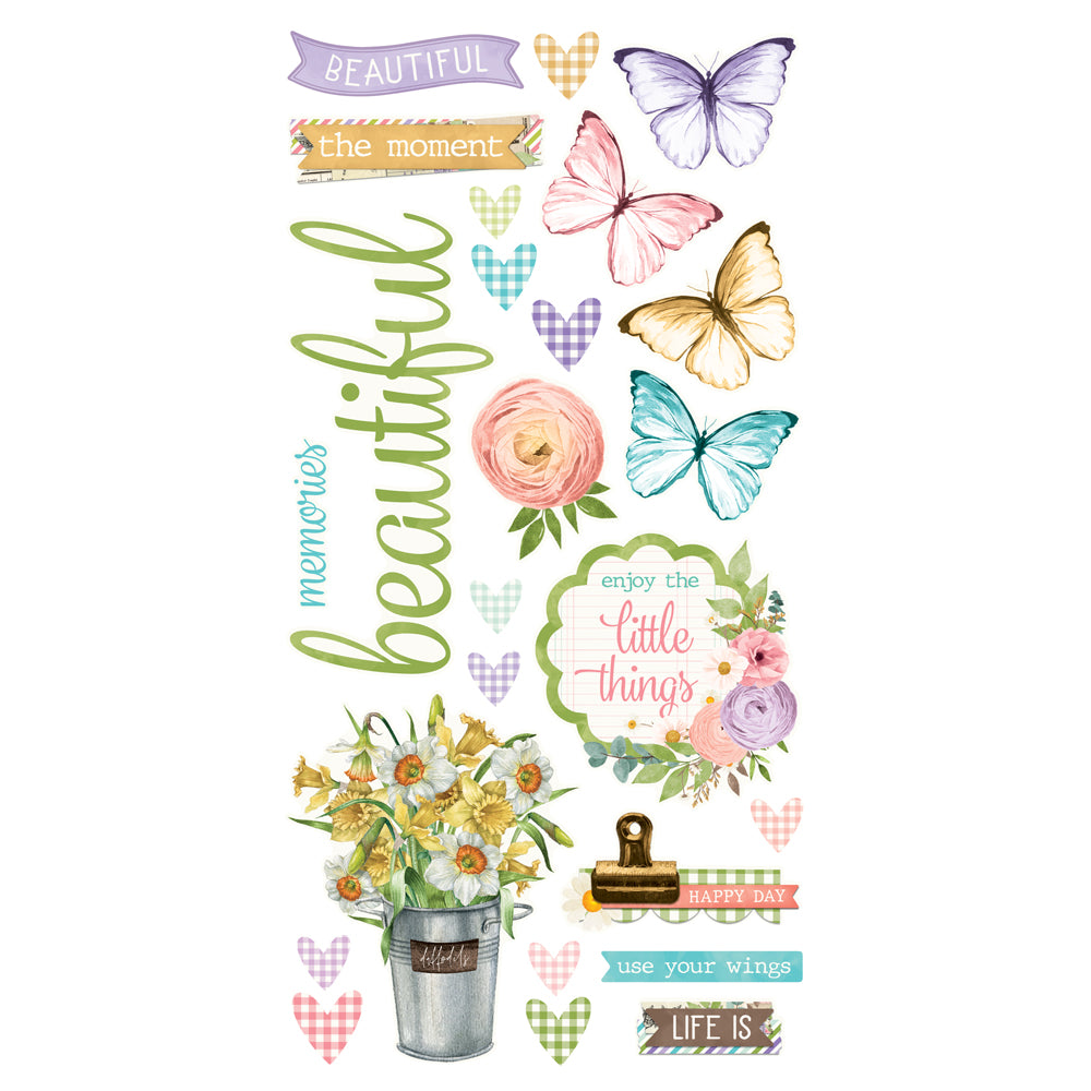 Simple Vintage Flower Shoppe - Simple Pages Page Kit