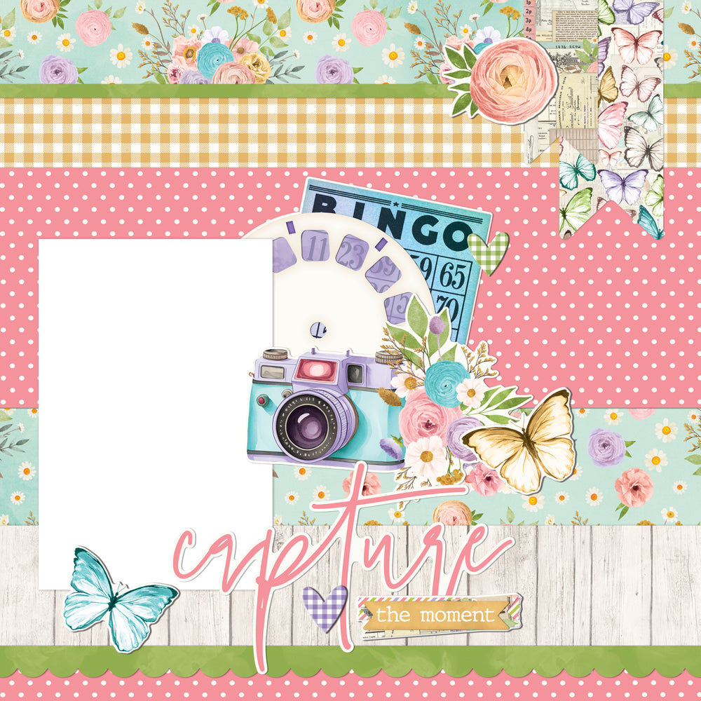 Simple Vintage Flower Shoppe - Simple Pages Page Kit