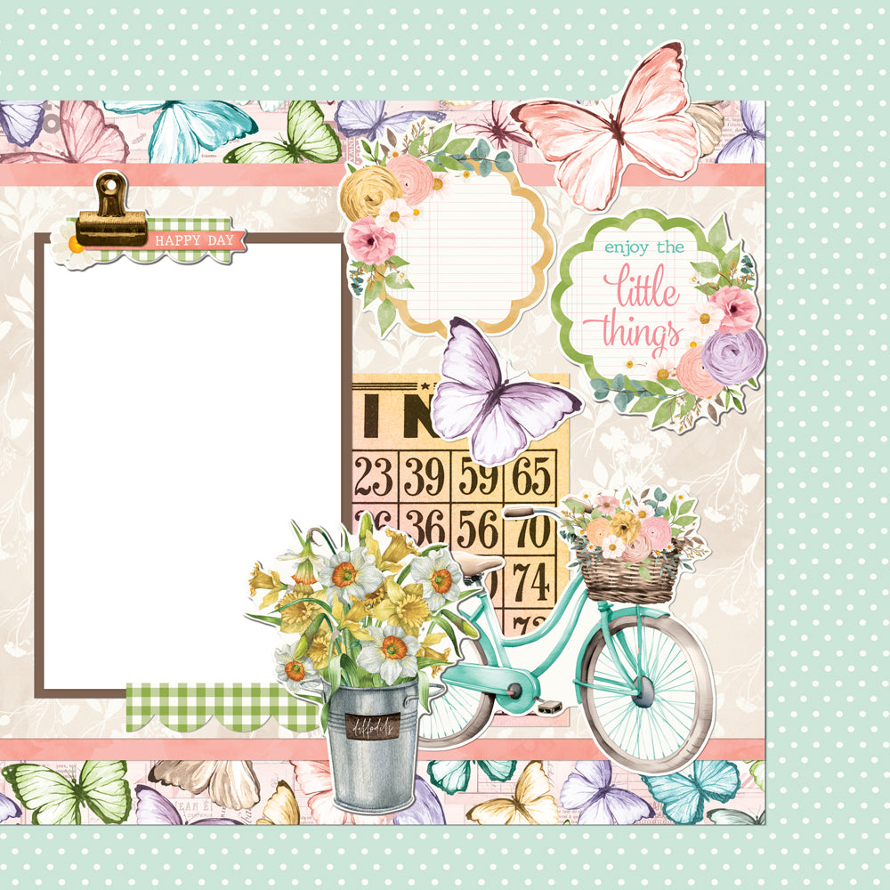 Simple Vintage Flower Shoppe - Simple Pages Page Kit