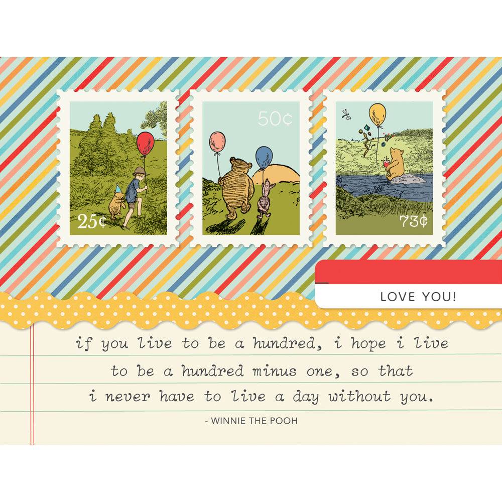 Say Cheese Classic Pooh Birthday  - Simple Cards Card Kit