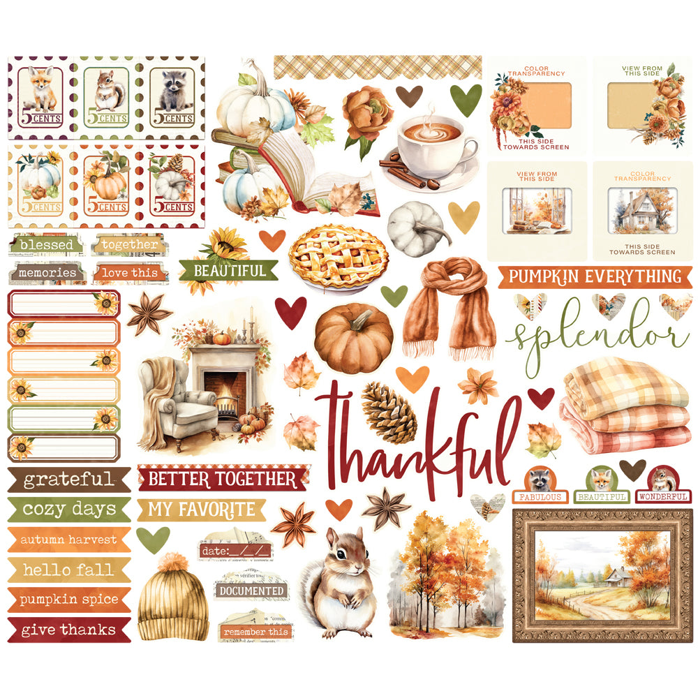 Simple Vintage Autumn Breeze - Bits & Pieces **PREORDER**