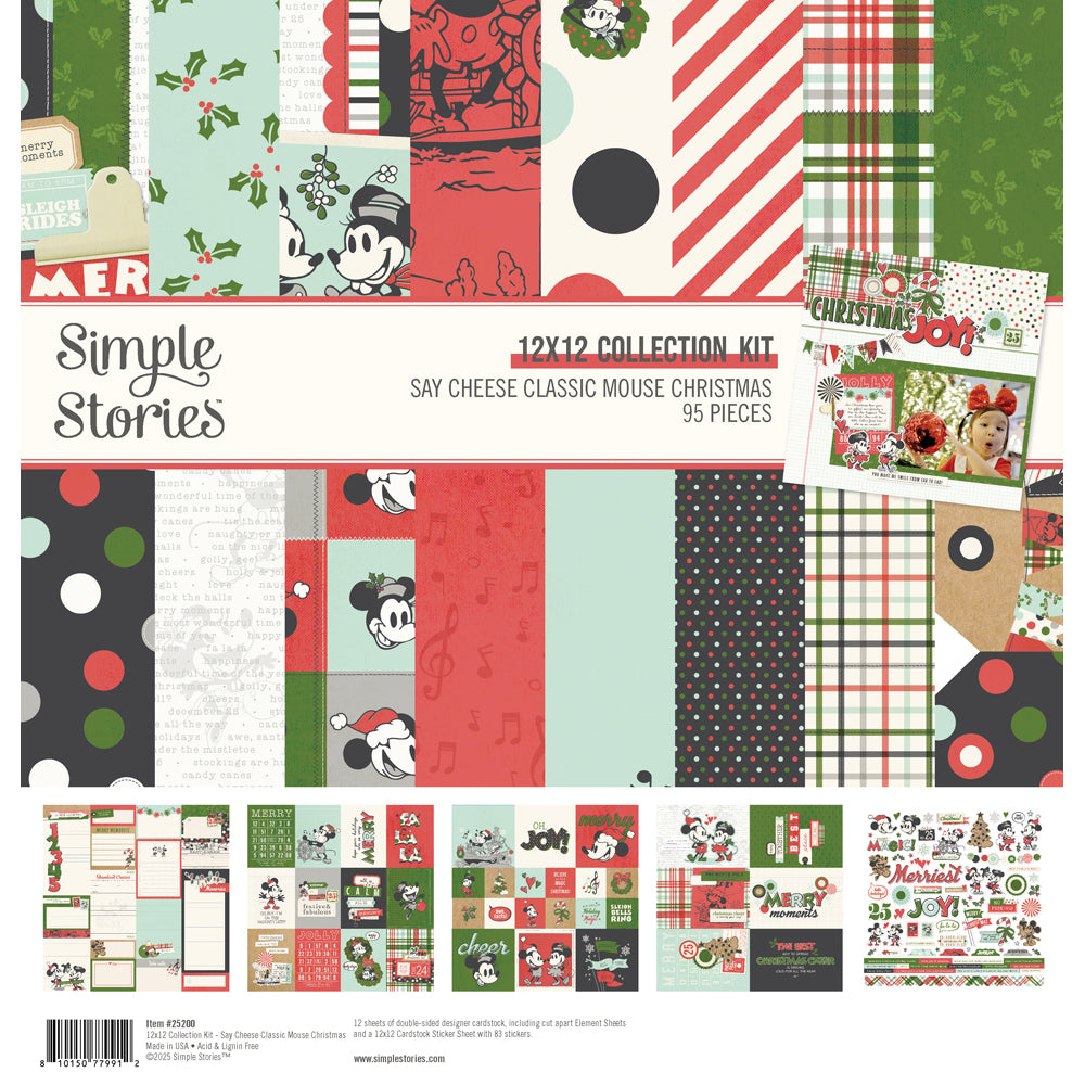 Say Cheese Classic Mouse Christmas - Collection Kit  **PREORDER**
