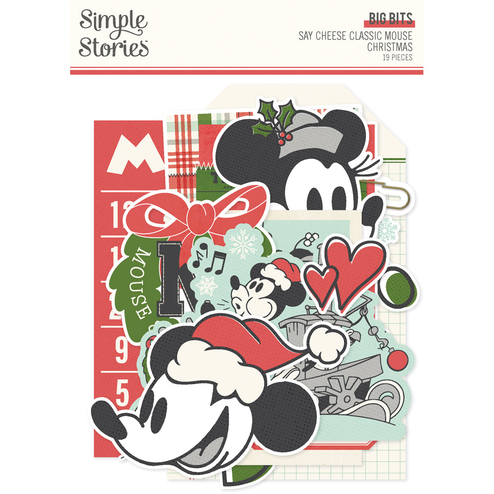 Say Cheese Classic Mouse Christmas - Big Bits & Pieces **PREORDER**