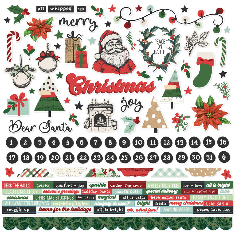 All Wrapped Up - Cardstock Stickers