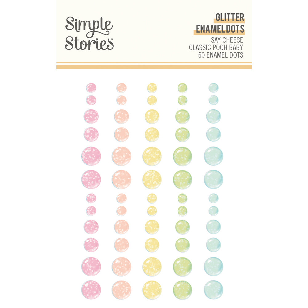 Say Cheese Classic Pooh Baby - Glitter Enamel Dots