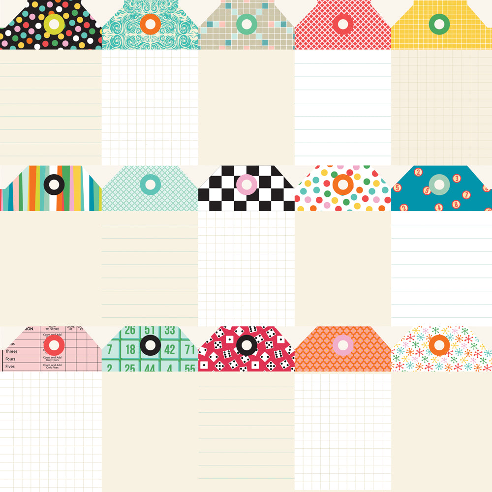 Game Night Tag Elements Paper