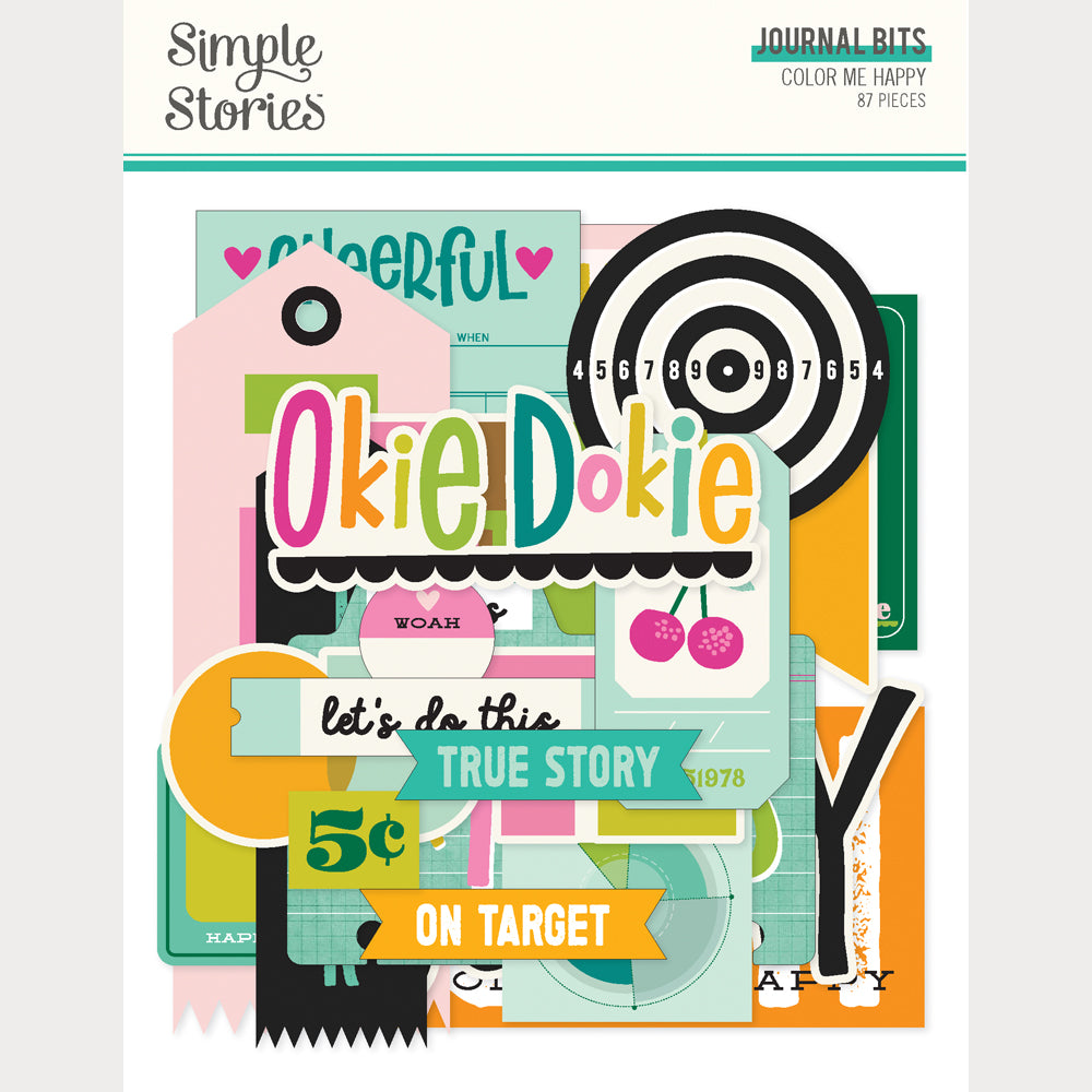 Color Me Happy - Journal Bits & Pieces