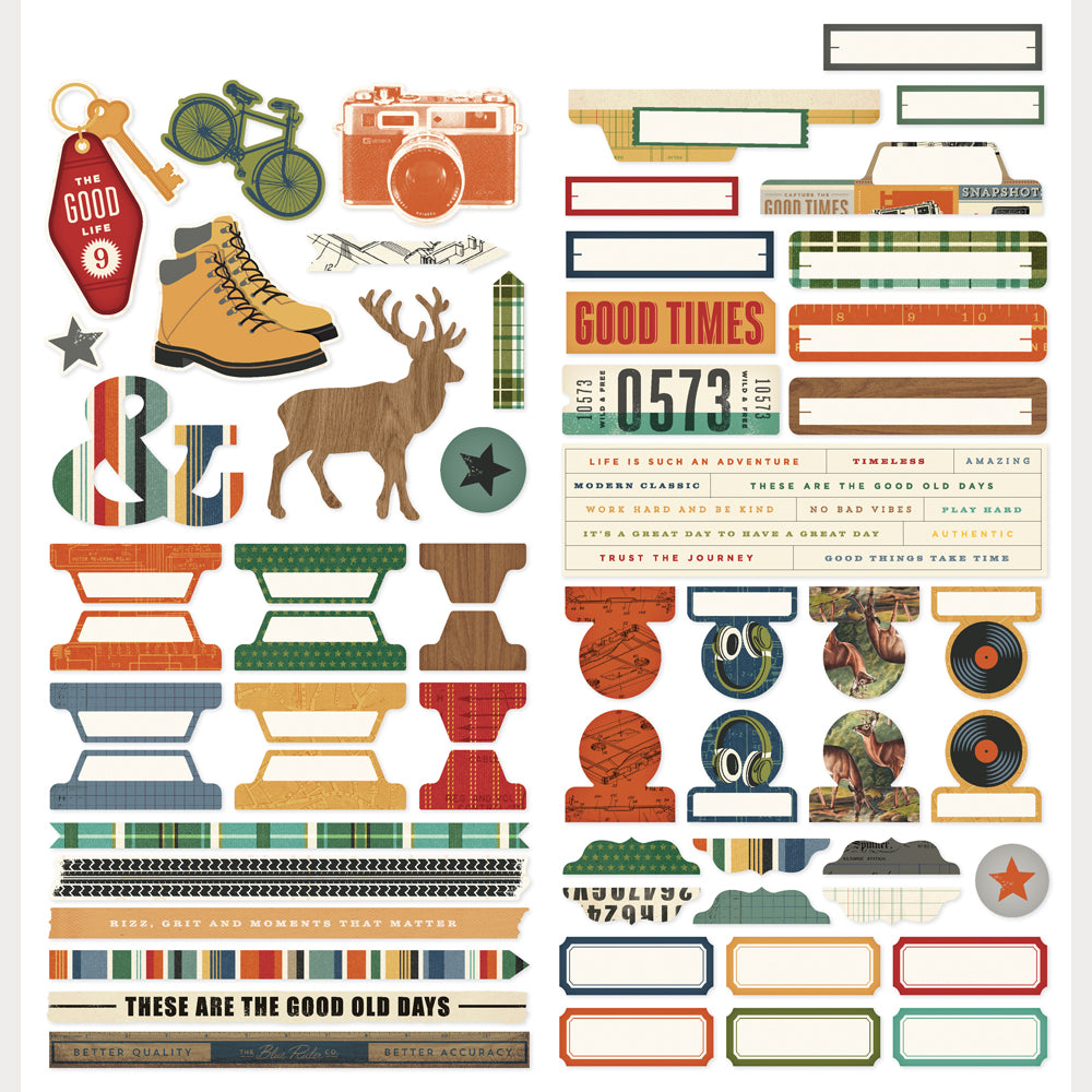 Rustic Legend - Cardstock Stickers Basics **PRE-ORDER**