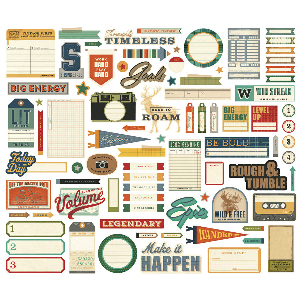 Rustic Legend - Journal Bits & Pieces