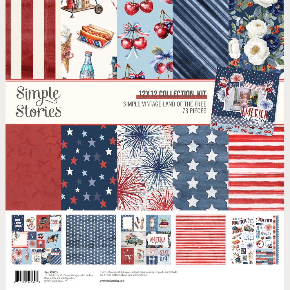 Simple Vintage Land of the Free - Collection Kit