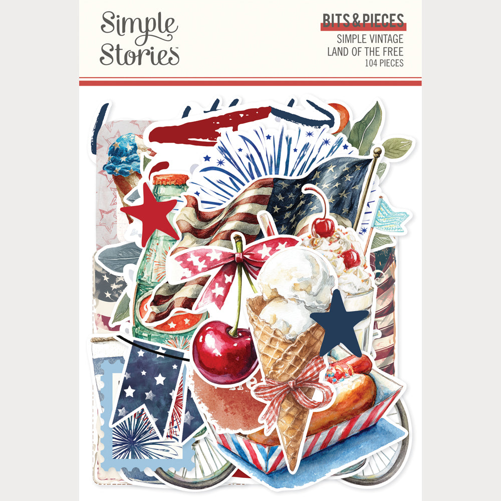 Simple Vintage Land of the Free - Bits & Pieces