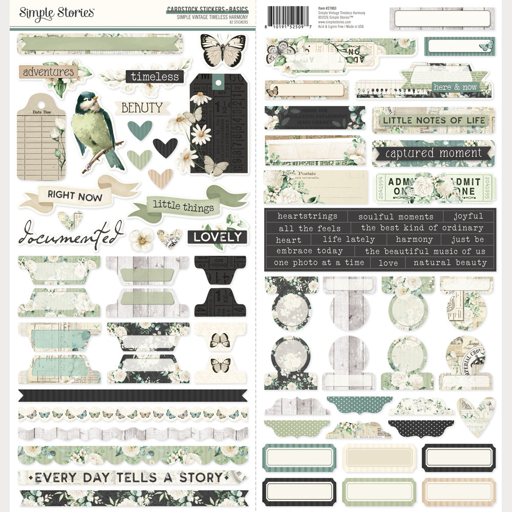 Simple Vintage Timeless Harmony - Collector's Essential Kit
