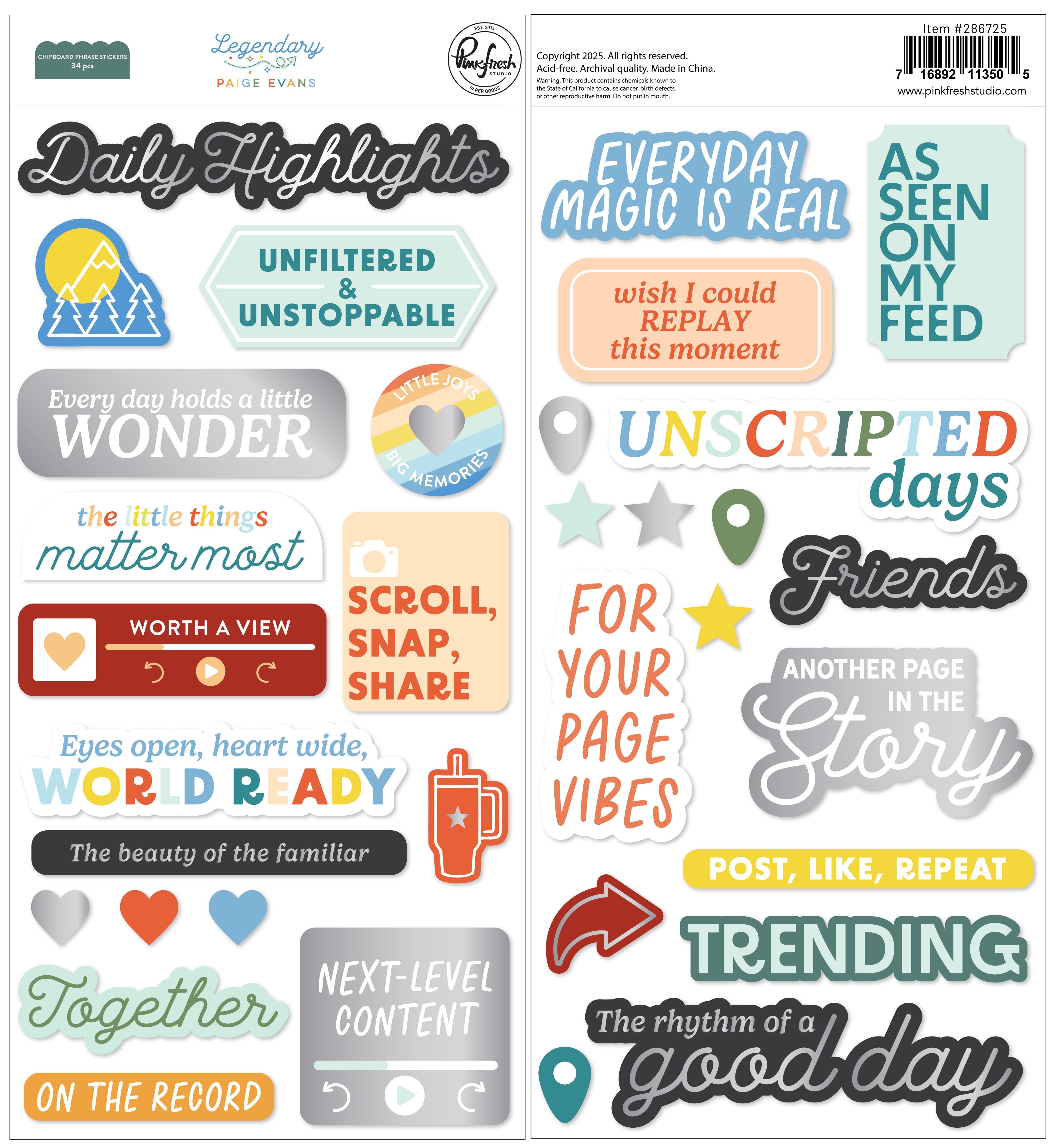 Legendary Phrase Stickers