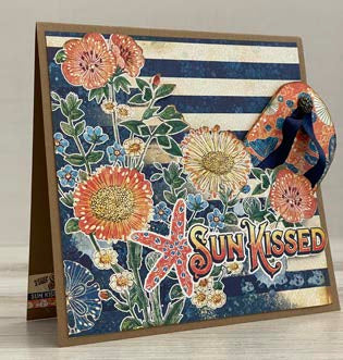 Graphic 45 Card Kit Vol 7 2023 Sun Kissed — Flip-Flop Card Set