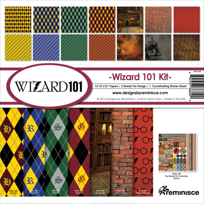 Reminisce - Wizard 101 Collection - 12 x 12 Collection Kit